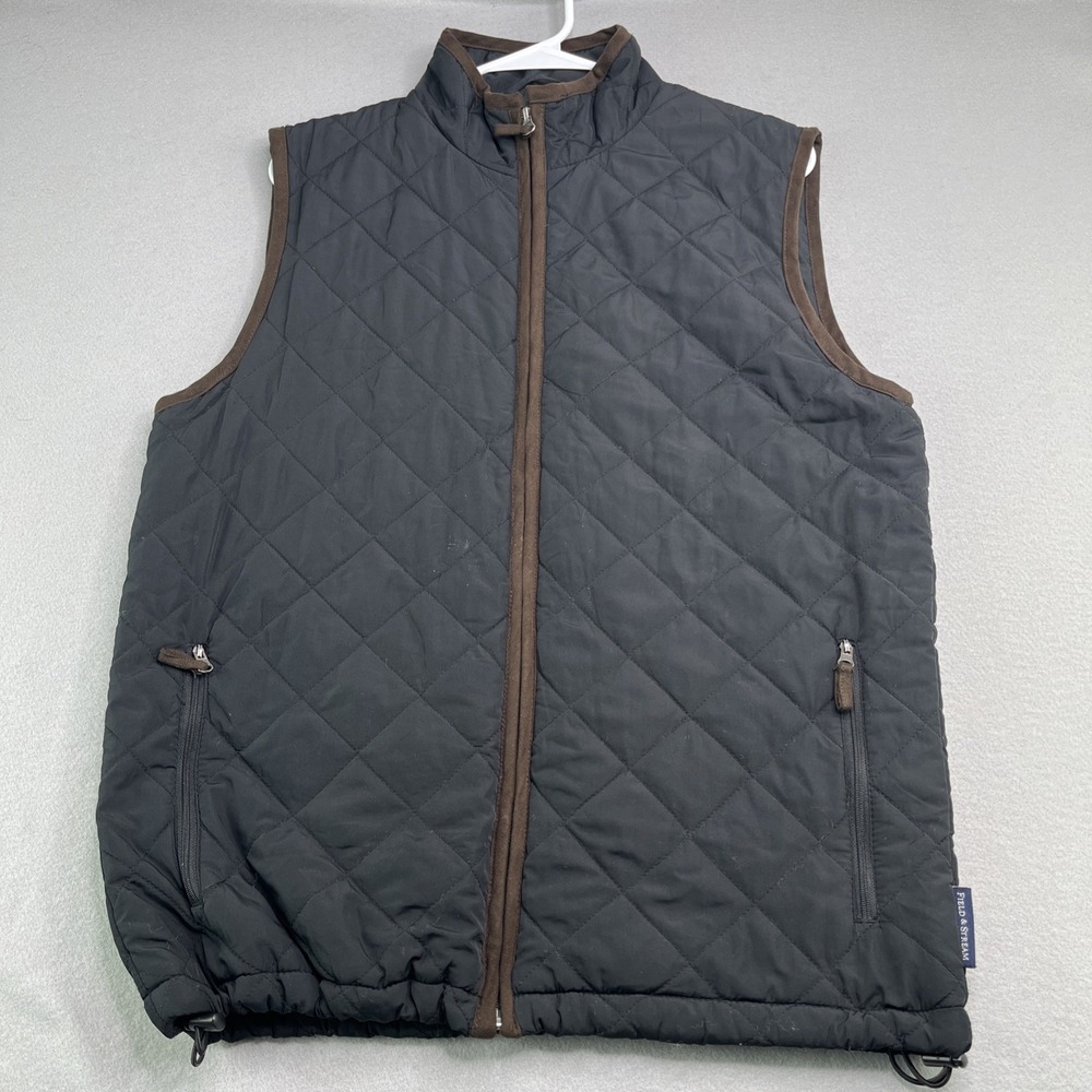 Field and Stream Quilted Vest - Black - Men's Small